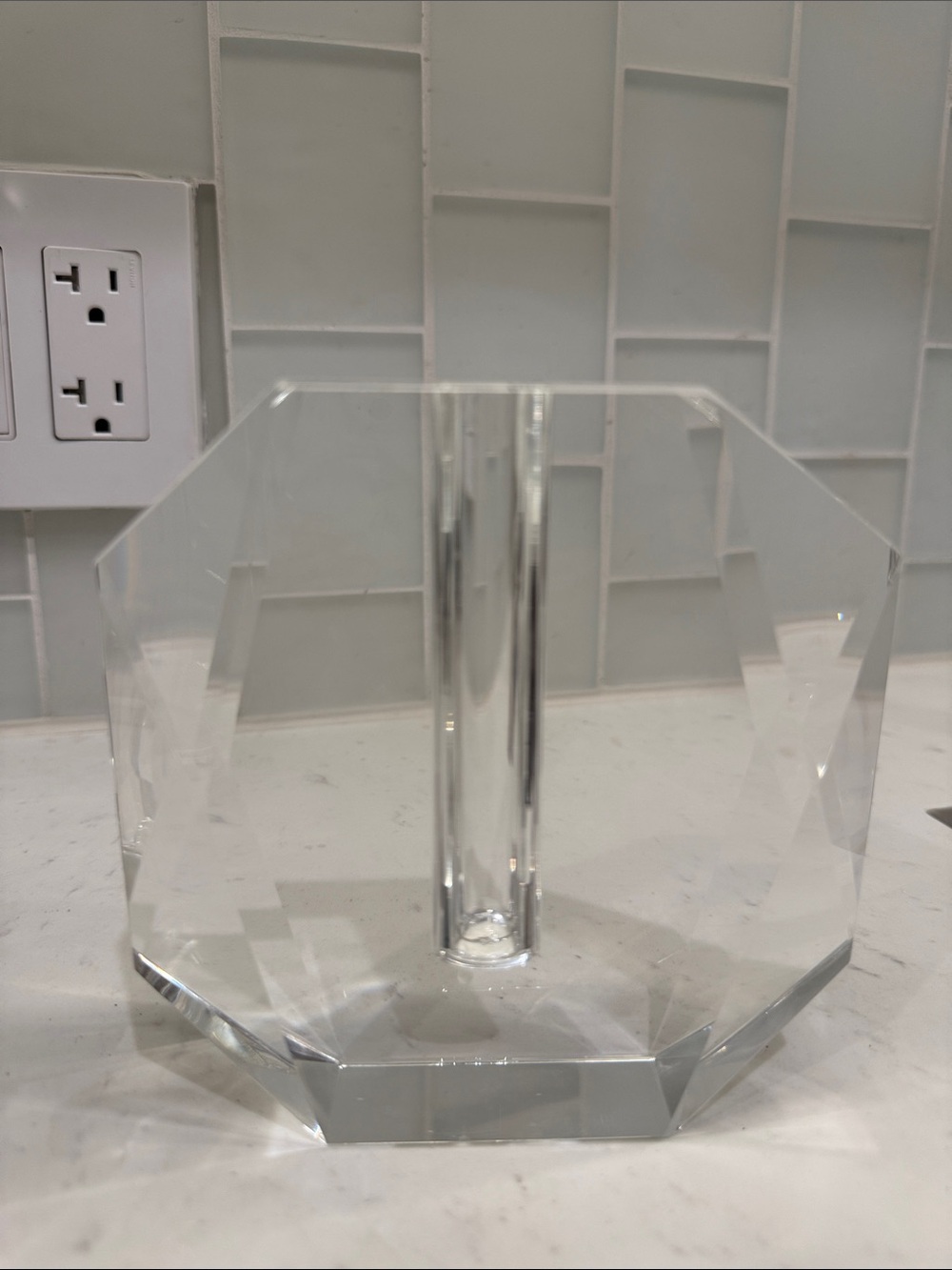 NEW Clear Crystal Vase